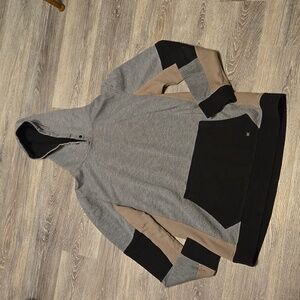 DepartWest colorblock hoodie sz L